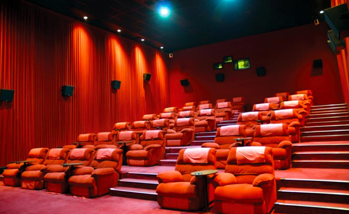 An inside view of Spice (Smart) Cinemas