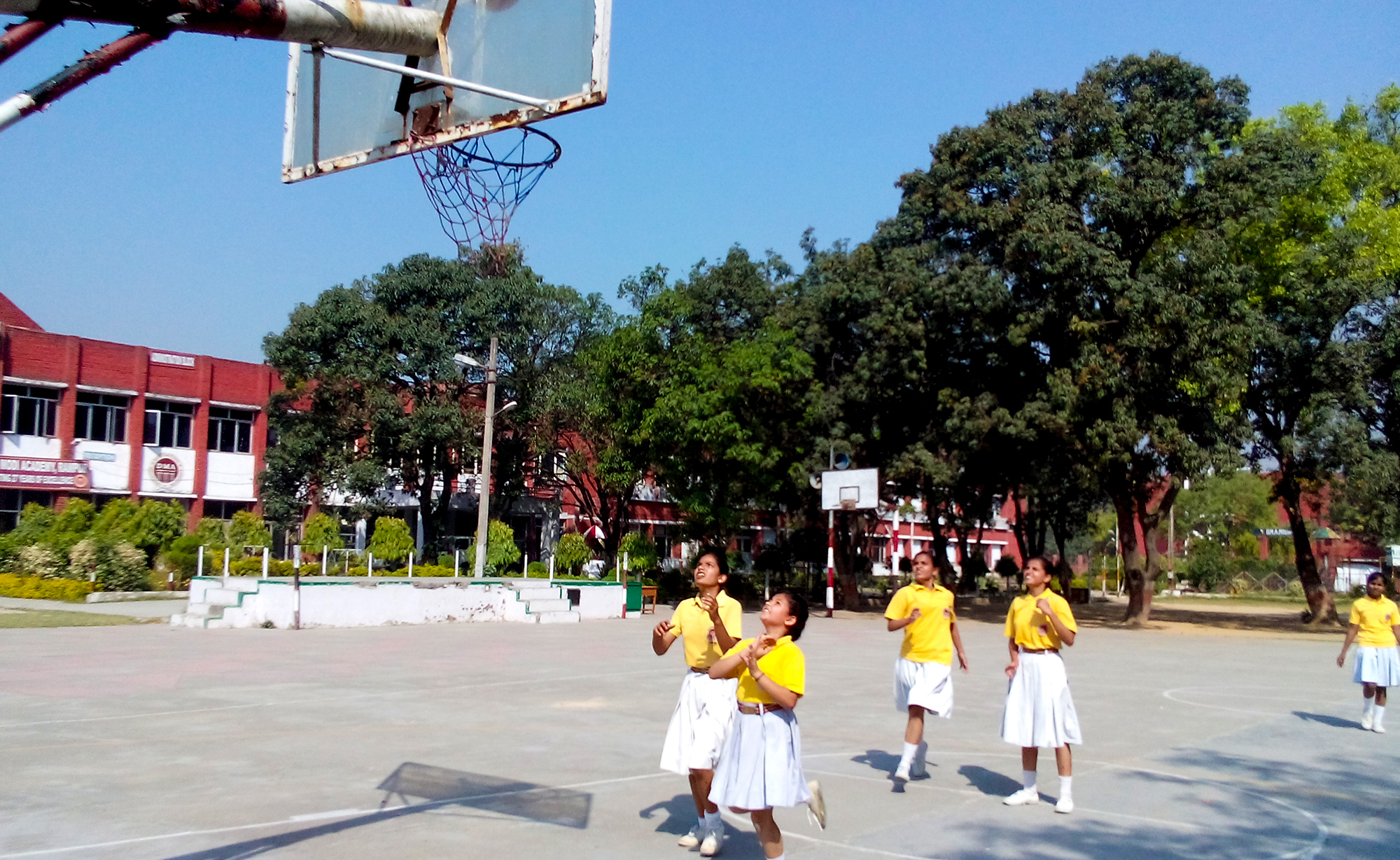 Basketball - in the grounds at Modiciti IB School